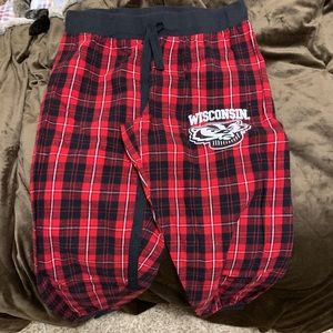 Cute wisconsin badger pajama pants!